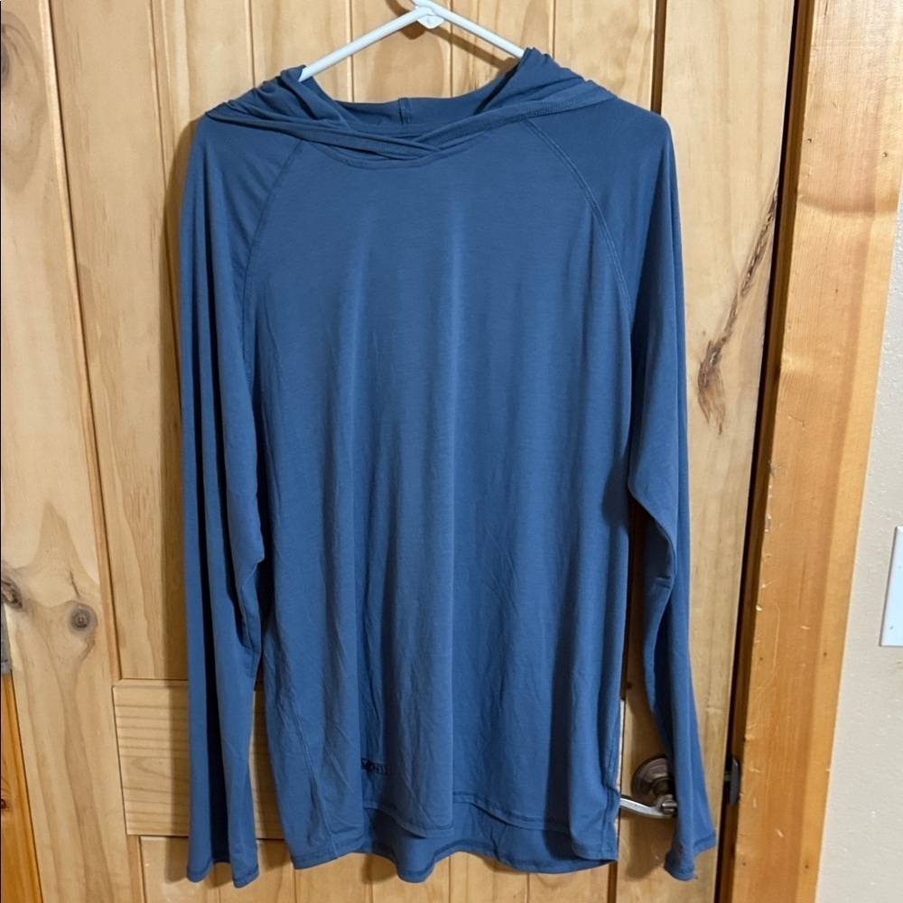 Mossy Oak Elements Blue Long Sleeve Hoodie